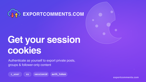 How to get your session cookies (and where to paste them)